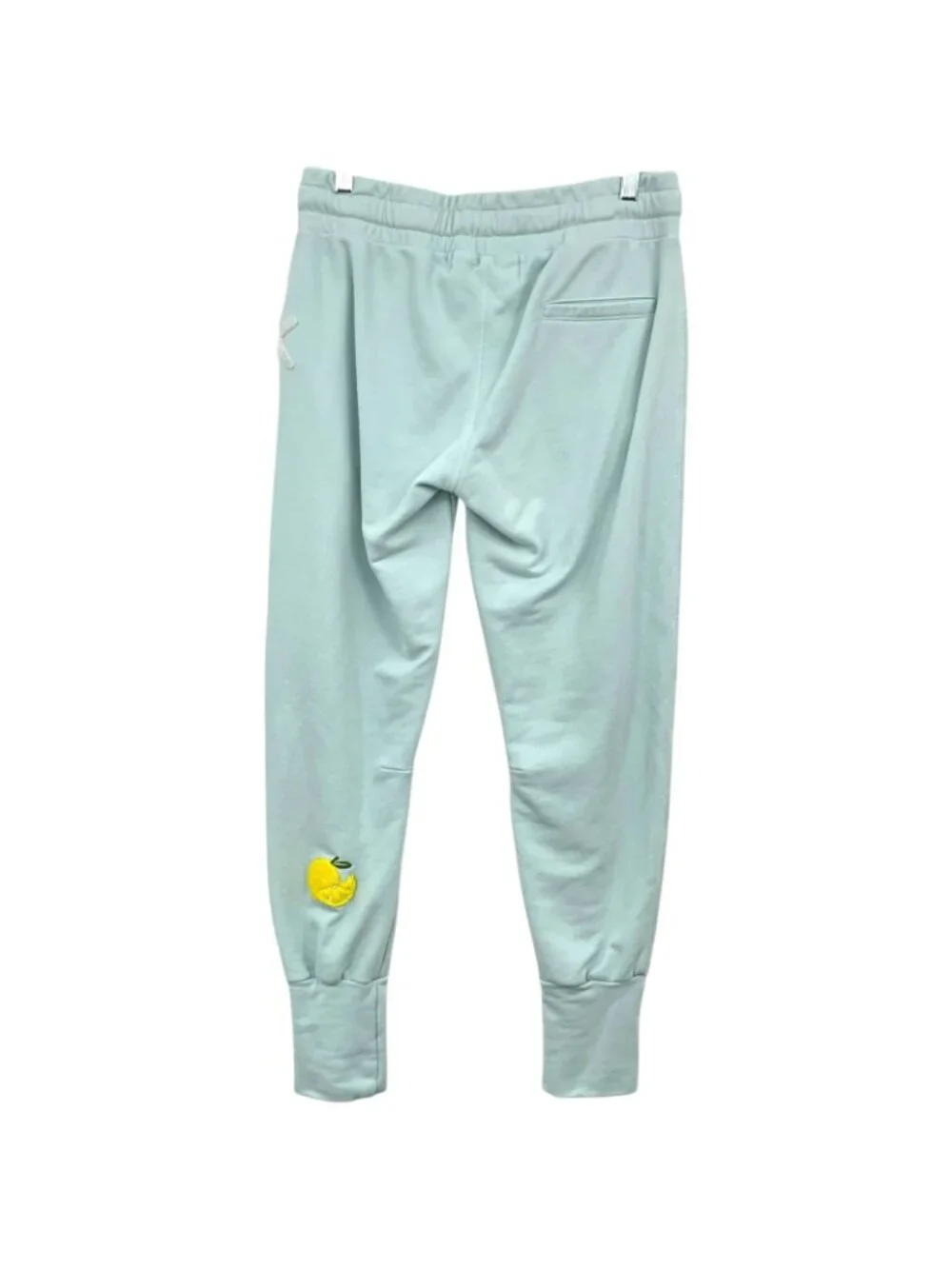 Lemon Limon Ice Melt Jogger Pants Womens Medium Green French Terry Drawstring